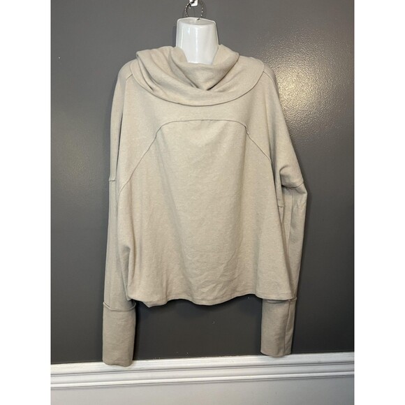 Blue B Collection Sweater Womens Medium Khaki Cowl Neck Pullover Style 22066T - Picture 1 of 10